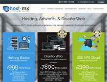 Tablet Screenshot of host-mx.com